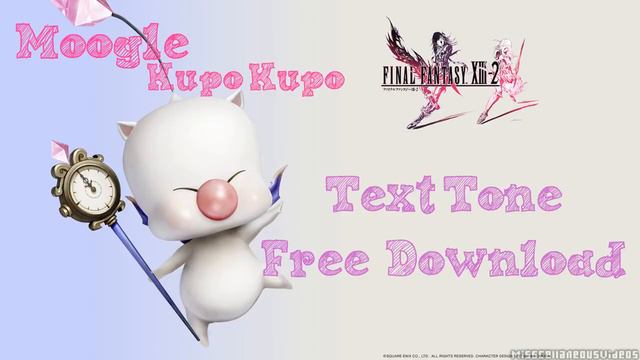 Final Fantasy 13 2 Moogle Kupo Kupo Text Alert SMS Tone Ringtone