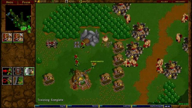 Warcraft 2 1v1 Garden of War u8t3io3p vs Startale