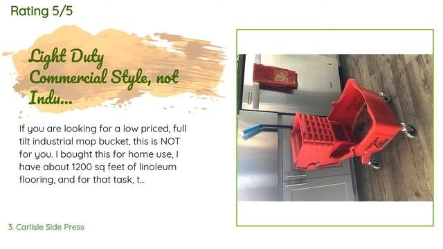 6 Best Commercial Mop Buckets 2020