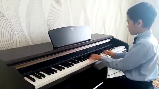 А. Лешгорн Этюд. Максутхан Альмедин 10 лет