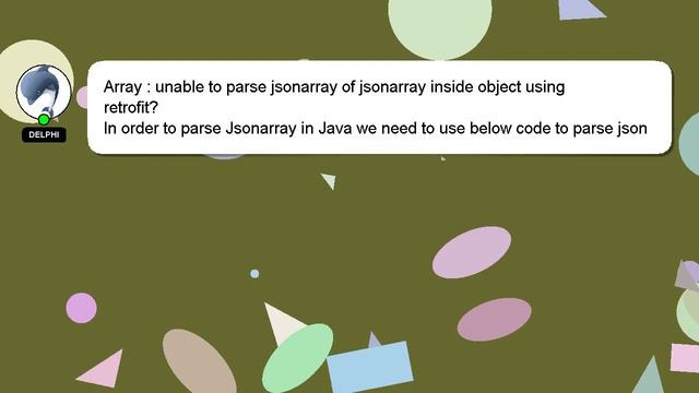 Array : unable to parse jsonarray of jsonarray inside object using retrofit?