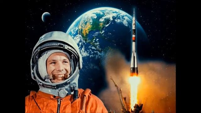Видеополёт Он первым на планете дорогу в космос проложил