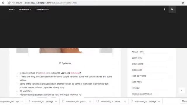 How To Download Custom Content For The Sims 4 | MInk Eye Lashes, Baby Hairs Trendy Clothes And More