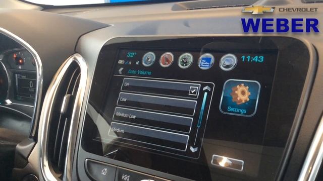2018 Equinox MyLink Radio Settings Page