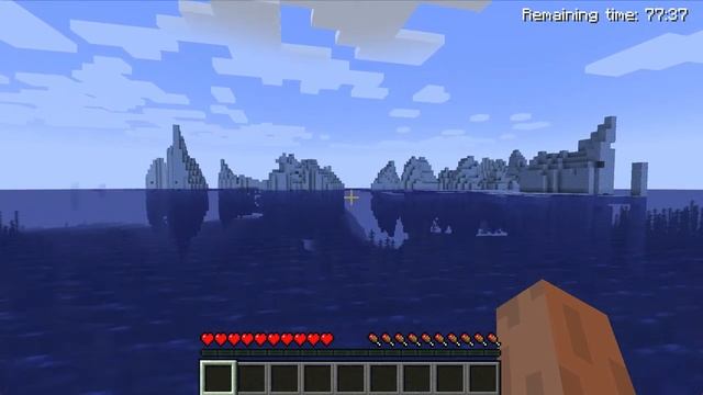 OMG the free java version of Minecraft is not a island its a world!