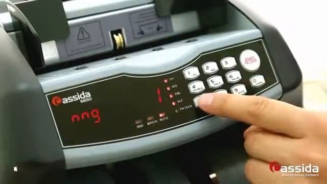 Счетчик банкнот Cassida 6650