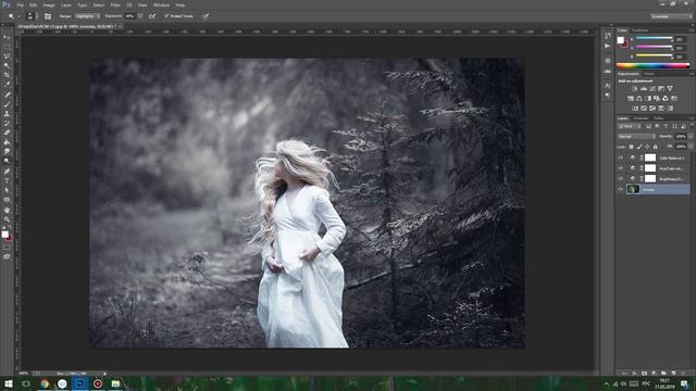 Уроки по Photoshop. Как превратить лето в зиму