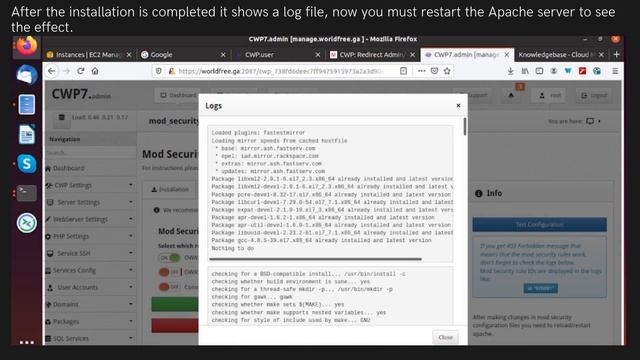 What Is ModSecurity? How to Configure Modsecurity on (CWP)