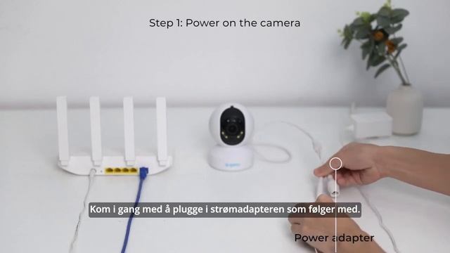 Reolink E1 Outdoor | Smart 5MP PTZ WiFi-kamera med bevegelsesaktiverte spotlights