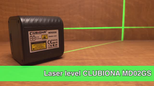 Лазерный самовыравнивающийся уровень (нивелир) CLUBIONA MD02GS
