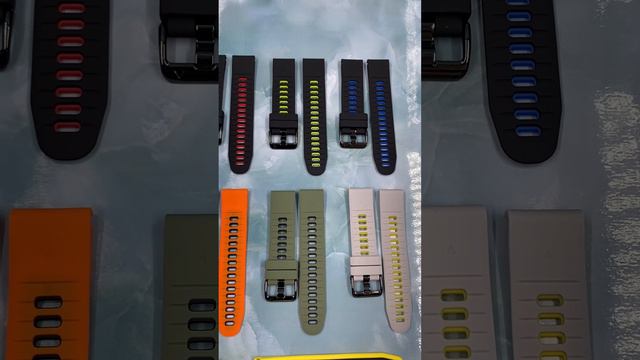 Двухцветный ремешок для Garmin Fenix 7X, 7X Pro, 7S Pro,20 мм #shorts#ремешок#смартчасы#Garmin#fenix