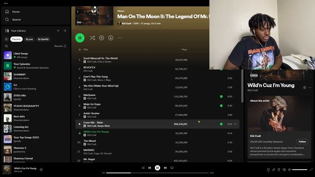 MOTM 2 by Kid Cudi but every GOOD song, I eat Space Food...