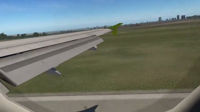 X Plane 11 Ветренная Посадка В Ростов На дону Airbus a 320-214 S7 Airlines