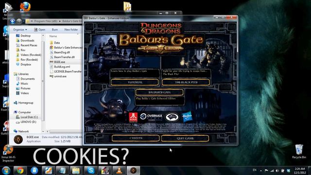 Baldur's Gate: Enhanced Edition - White Screen Workaround