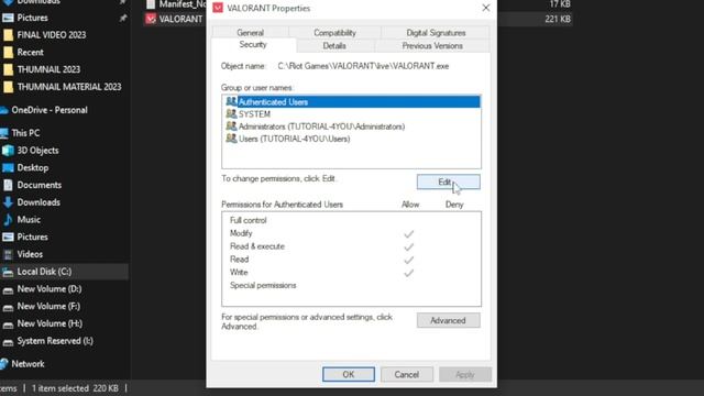 Windows Cannot Access Specified Device Path or File You May Not Have Appropriate Permissions