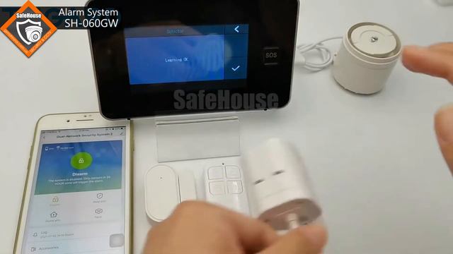 Крутая GSM WIFI сигнализация SafeHouse с большим сенсорным дисплеем ▶ Подключение Wi-Fi и настройка