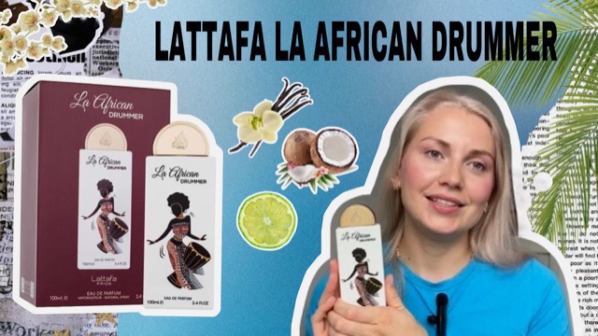 La African drummer Lattafa || Облепиха или иланг?😻