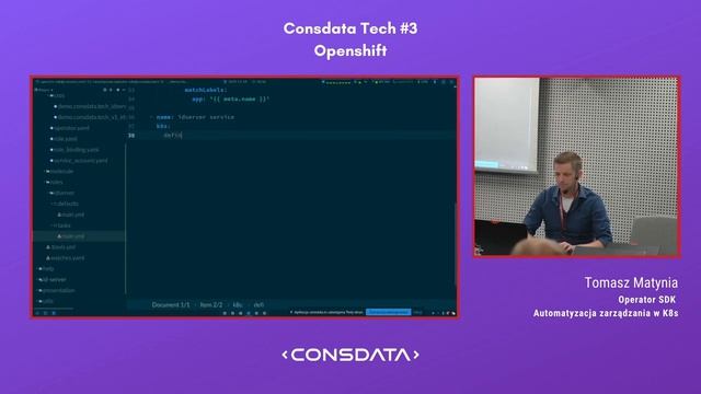 Operator SDK - Automatyzacja zarządzania treścią w K8s