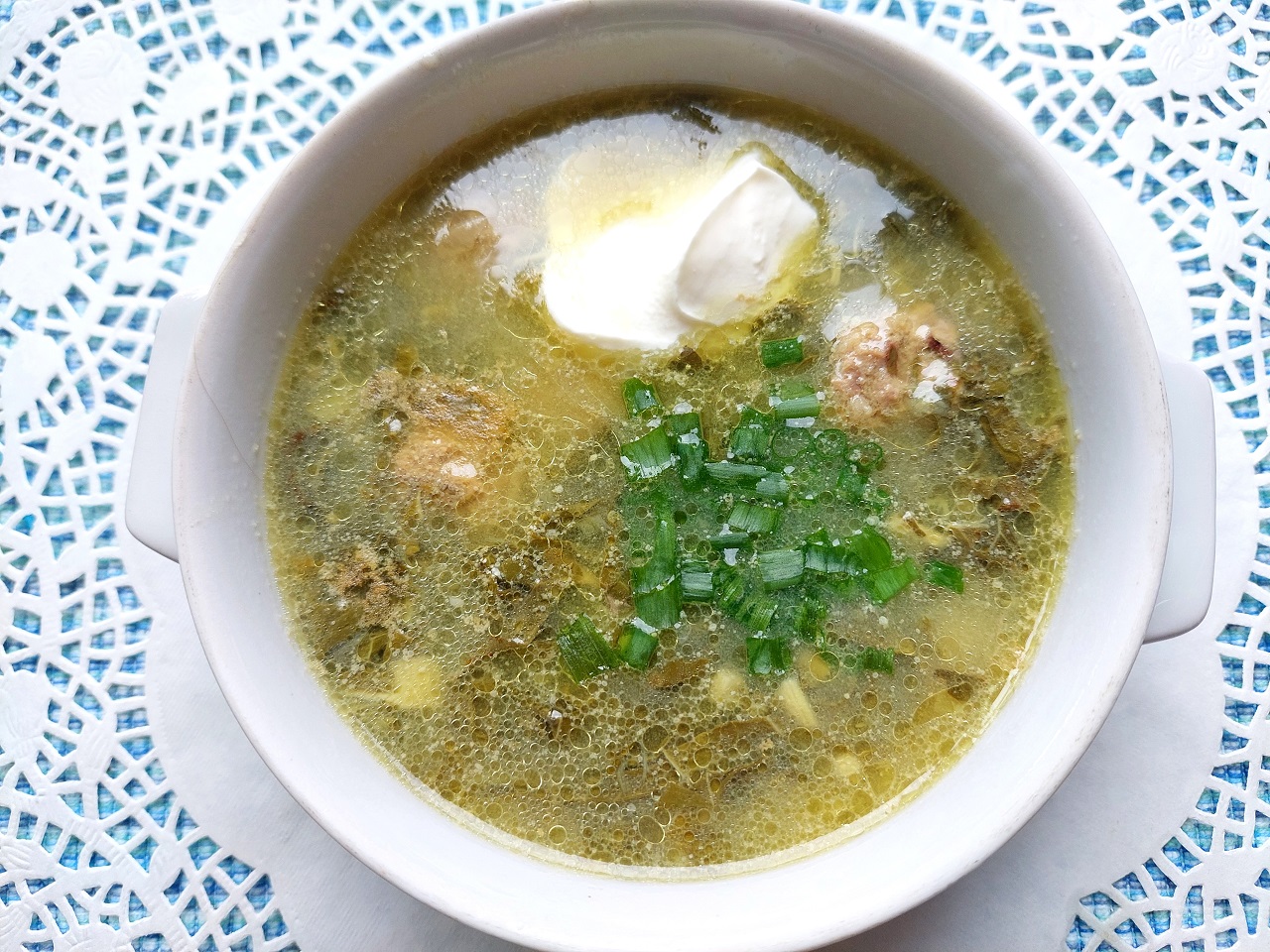 Зелёный весенний суп из ревеня. Суп из разряда - минимум ингредиентов, максимум вкуса.