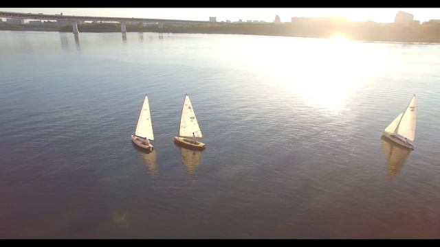 Парусная регата в Нижнем Новгороде. Jubilee Yacht Club. Holiday regatta.