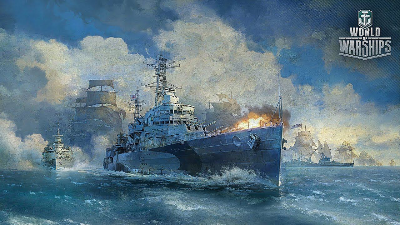 World of Warships (первые уровни кораблей)