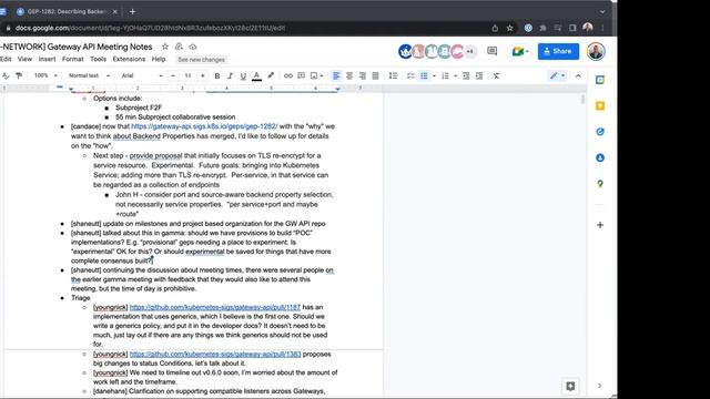 SIG Network Gateway API Bi-Weekly Meeting for 20220912
