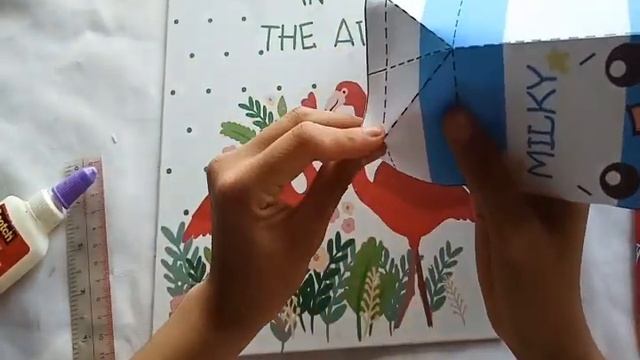 How to make paper milk box
