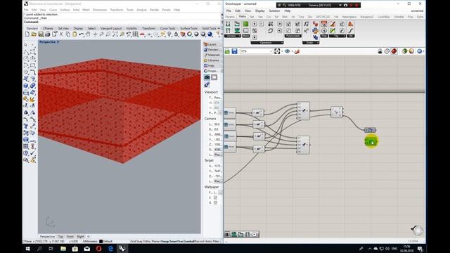 Grasshopper-ARCHICAD Live Connection parametric facade