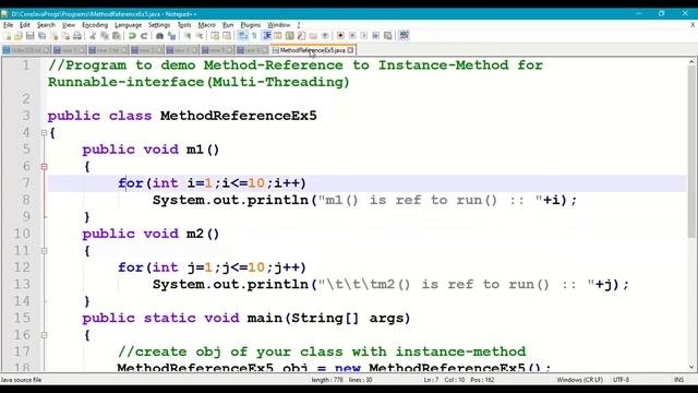 Java Method Reference using Instance Method with Runnable interface Method Reference in Java32