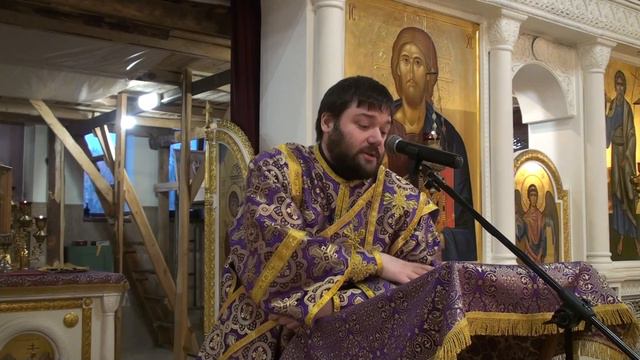 Проповедь диакона Димитрия о "Лествице" прп. Иоанна (02.04.22)