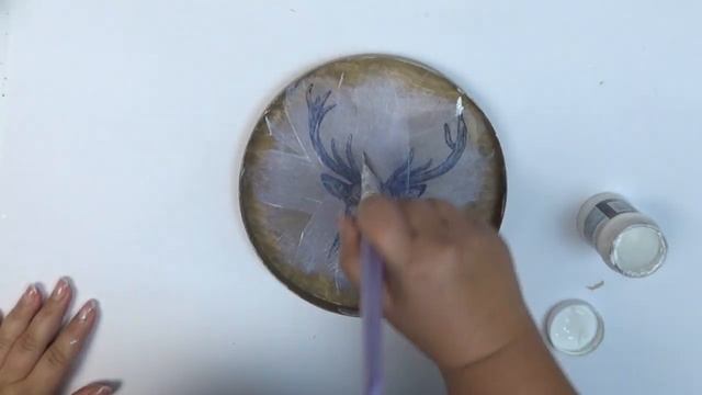 Decoupage świąteczne Pudełko Z łuby - DIY Tutorial