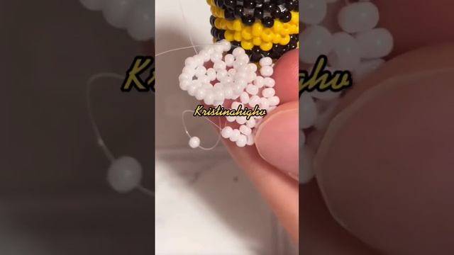 Пчёлка #бисер #амигуруми #beads