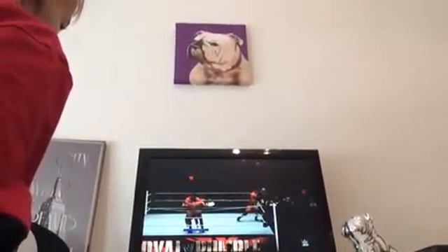 WWE FINAL poofacee Roman being an idiot