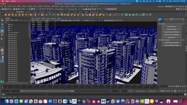 Testing Apple M1 Chip MacBook Pro with Maya OVER 57 MILLIONS TRIANGLES!!