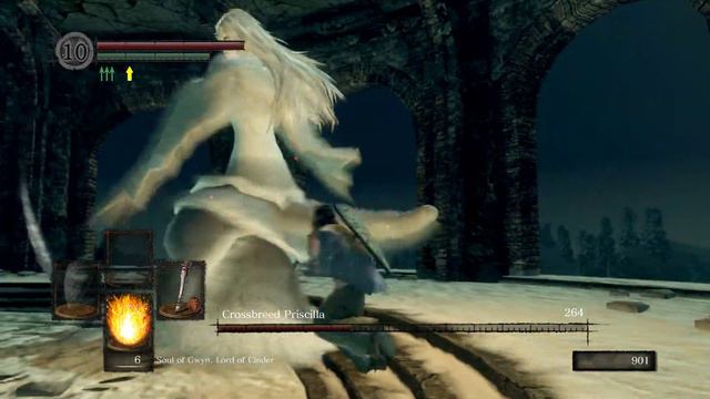 Dark Souls SL 1 NG+6 (No RTSR/DWGR) VS Crossbreed Priscilla [BOSS 21]