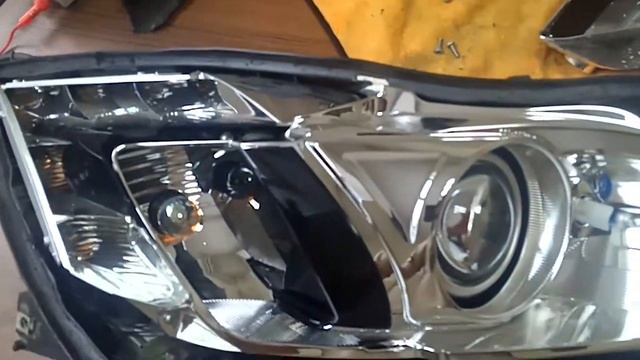 Опель Инсигния 2011г.в.  Устранение запотевания. Opel Insignia 2011. Elimination of fogging.