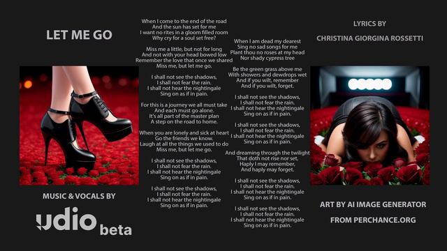 Let Me Go (Christina Giorgina Rossetti tribute)
