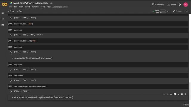 13. Containers III - Sets