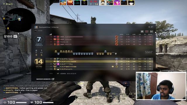 CGP vs WSFC || Gladiator League || Practice Match || @DeeDeeEm @gladiatorleague #csgo