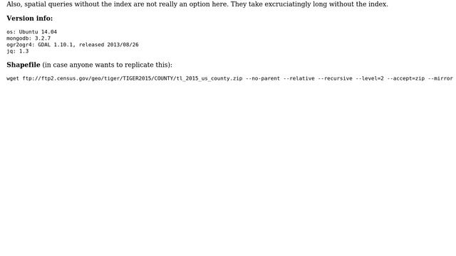 GIS: Error when creating spatial index in MongoDB (2 Solutions!!)