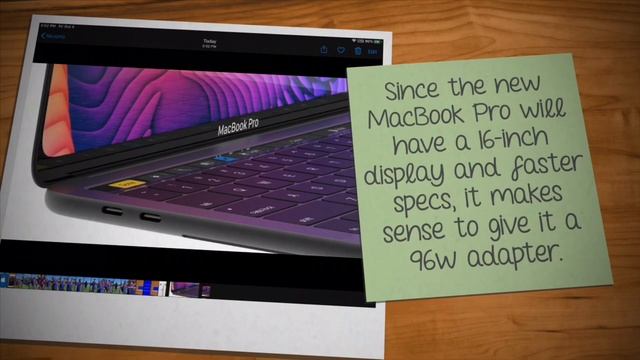 New 96W power adapter coming with MacBook Pro 16-inch
