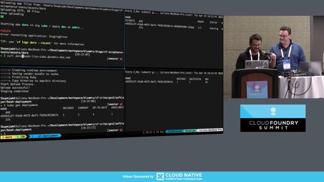 CF^3 - Putting a Kubernetes Behind CF - Julz Friedman, Andrew Edgar & Julian Skupnjak, IBM