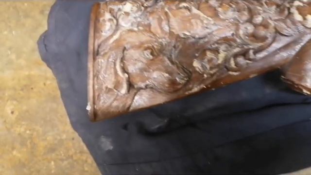 резьба на прикладе ружья. иж - 12 часть 2..mp4
