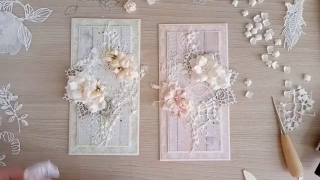 Быстрый МК по декорированию открыток / ScrapMania / Коллекция 