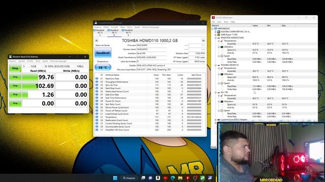 UNBOXING SSD M.2 NVME NX SERIES da KINGSPEC  TESTES  MRROBDEAD