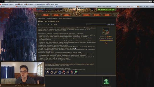 Path of Exile: More 1.0.0 News - Life Buff, Shock Nerfs & Long Range Bows?