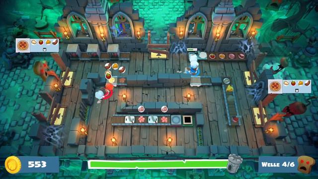 Horde 8 (zero damage) - Night of the Hangry Horde (DLC) - Overcooked 2