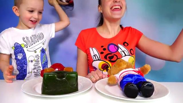 Обычная Еда против Мармелада - САМЫЕ ОПАСНЫЕ МОМЕНТЫ Real Food vs Gummy Food MOST DANGEROUS MOMENTS