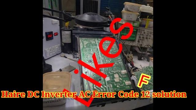 Haier DC Inverter AC Error Code Faults F12 Solution