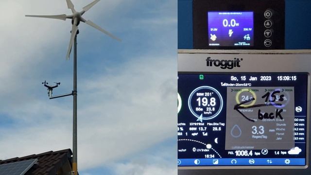 IstaBreeze i2000 + SUN Grid Tie Inverter + ecowitt weather = a perfect symbiosis